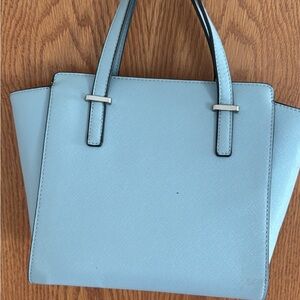 Elegant Le Chateau Blue Handbag